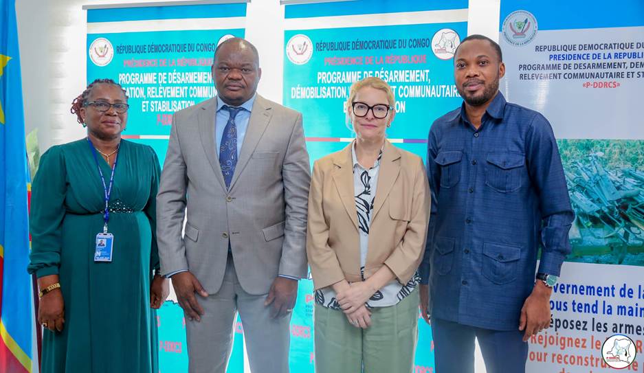 KINSHASA :  SEANCE DE PRESENTATION DES INTERVENTIONS EN COURS ET PROGRAMMATIQUES PAR PBF AU P-DDRCS