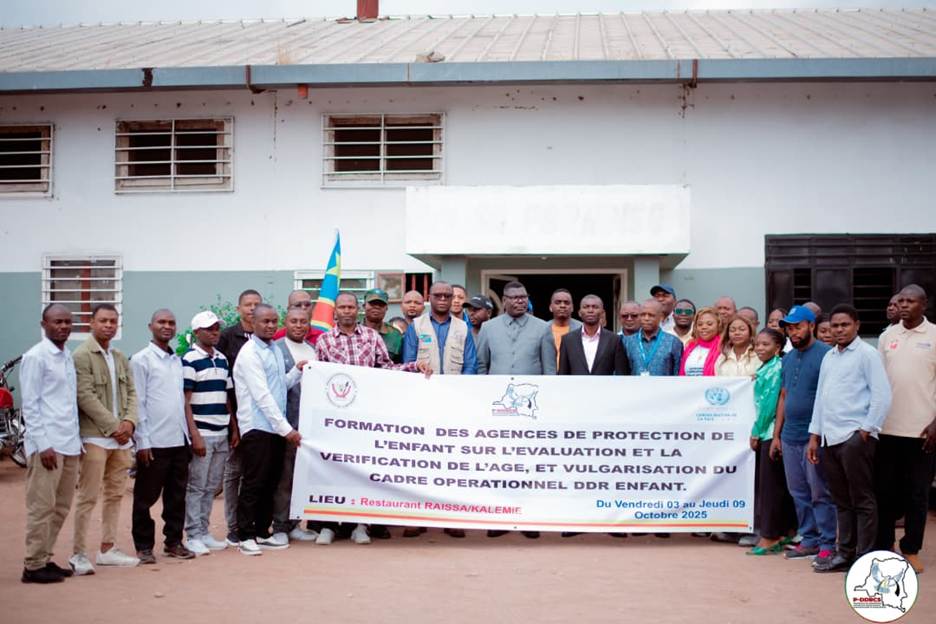 TANGANYIKA : LES AGENTS DE PROTECTION DE L’ENFANT FORMES SUR L’EVALUATION DE L’AGE DES ENFANTS ASSOCIES AUX GROUPES ARMES.