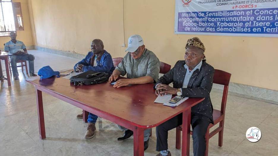 ITURI: COMMUNITY REINTEGRATION – P-DDRCS RAISES AWARENESS AMONG HOST COMMUNITIES FOR DEMOBILIZED EX-COMBATANTS IN TSERE