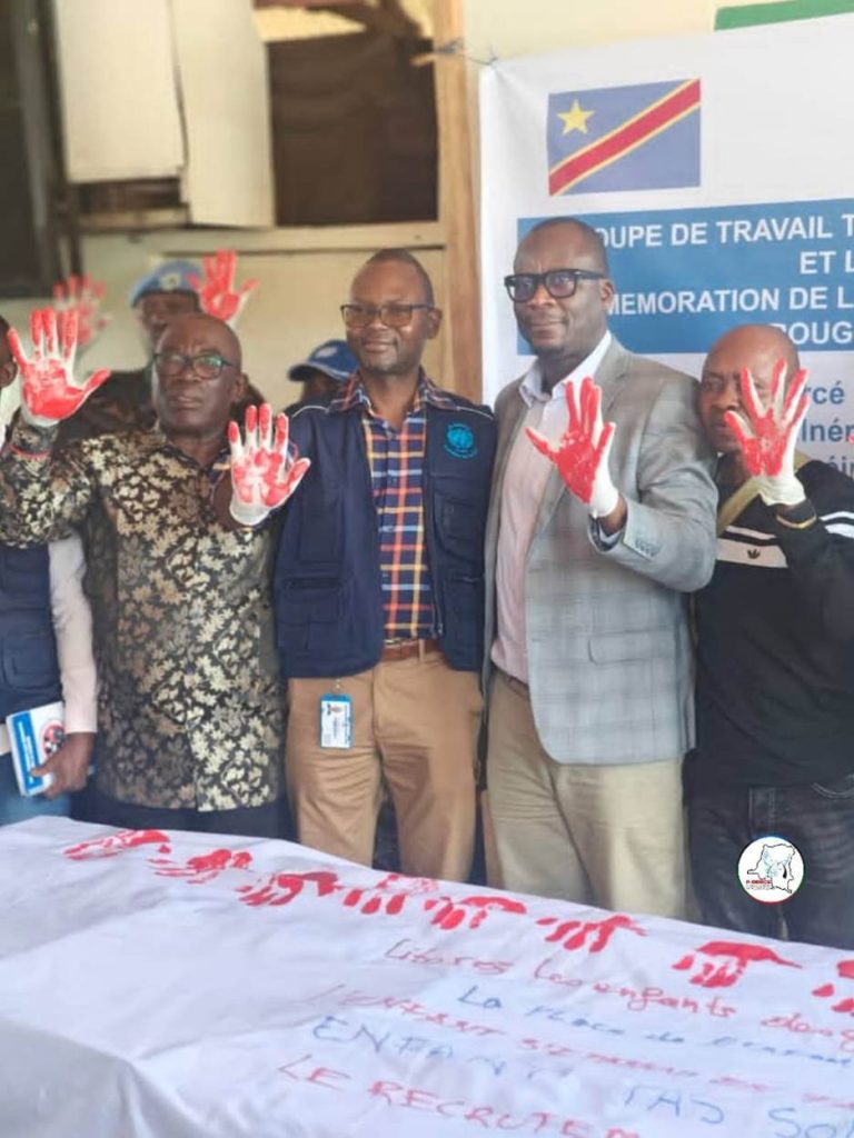 RDC : Le P-DDRCS réitère son engagement dans la lutte contre l&rsquo;utilisation et le recrutement des enfants dans les forces et groupes armés