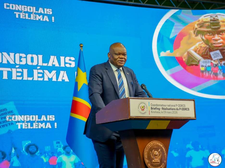 Kinshasa : Le P-DDRCS, un levier de paix, de securite et de stabilisation en RDC devoile ses réalisations à la rtnc lors de l’emission de briefing