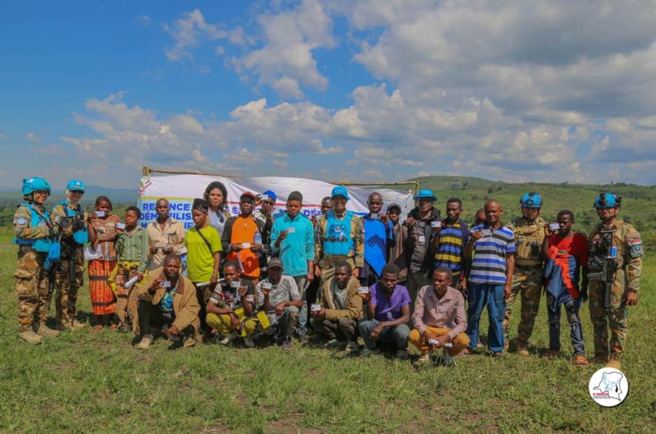 ITURI : DÉMOBILISATION PAR LE P-DDRCS DE 60 EX-COMBATTANTS DU GROUPE ARMÉ « CHINI YA TUNA » A IRUMU