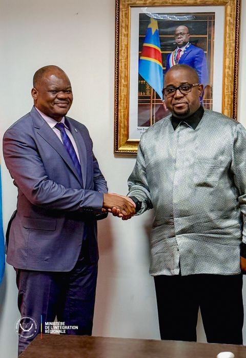 KINSHASA : LE P-DDRCS CONSOLIDE SON ANCRAGE INSTITUTIONNEL AVEC LE MINISTÈRE DE L’INTÉGRATION RÉGIONALE EN RDC