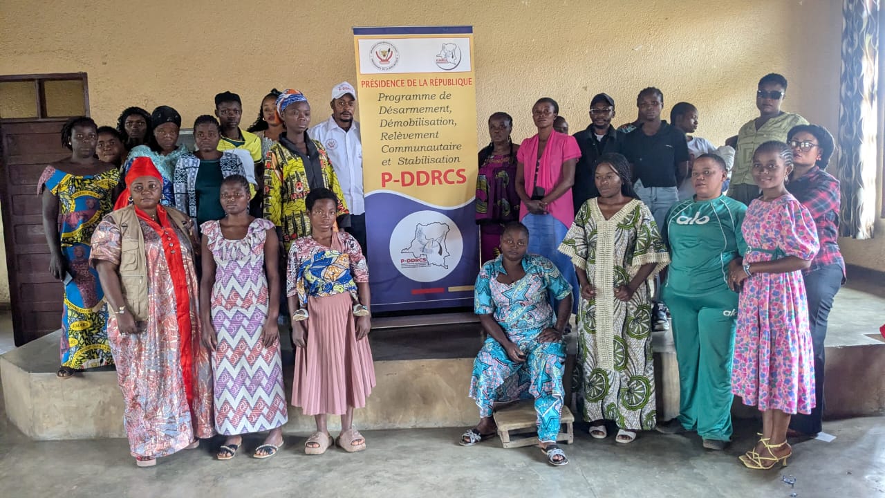 Nord-kivu : Le P-DDRCS et l&rsquo;ong afp forment les femmes leaders sur leur rôle dans la réintégration communautaire des ex-combattants et dans la cohésion sociale a beni