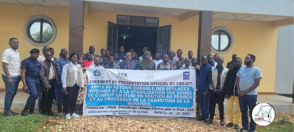 Ituri : Le P-DDRCS et le gad renforcent les capacités des acteurs locaux de mahagi dans la consolidation de la paix et la stabilisation
